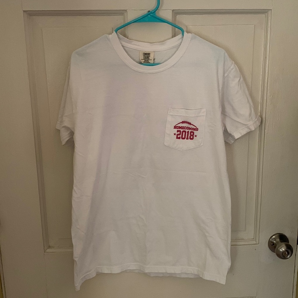 White Comfort Colors Frocket Tee